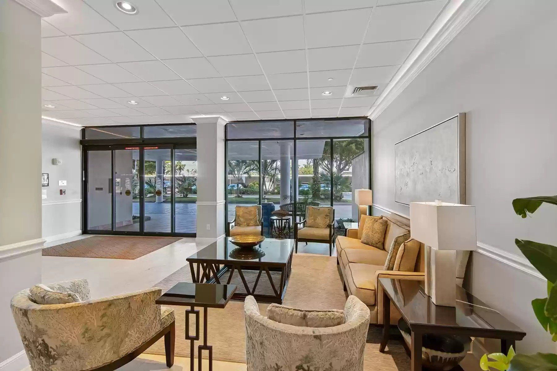 Lobby Entrance- Marco Island Condo rental - beachfront condo