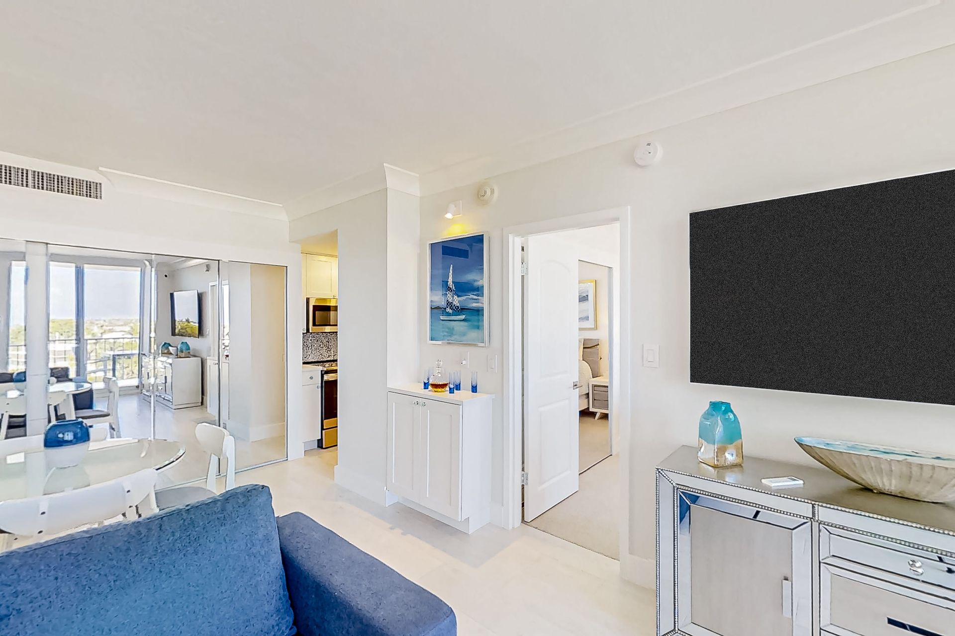 entertainment area - Marco Island Condo rental - beachfront condo