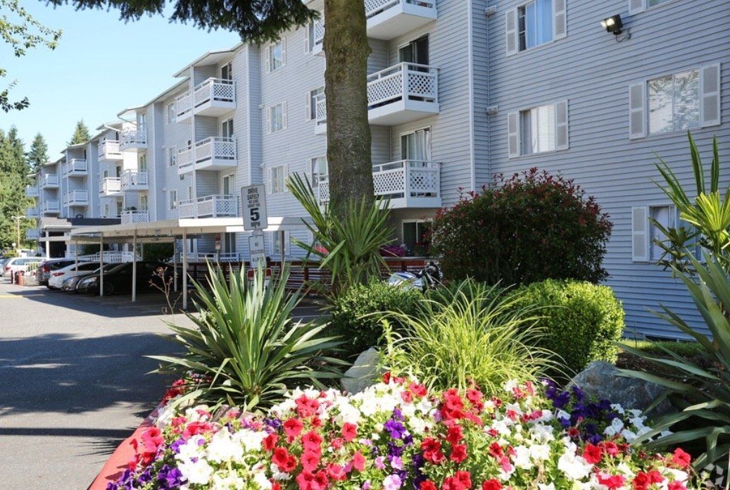 Evergreen on 47 Apartment Building from Outside