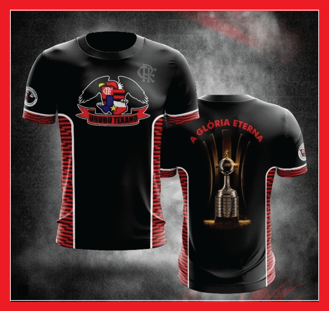 A black t-shirt that says gloria eterna on it