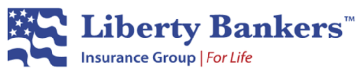 The logo for liberty bankers insurance group for life