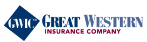 The logo for the great western insurance company