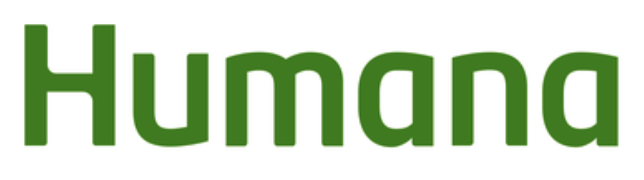A green humana logo on a white background