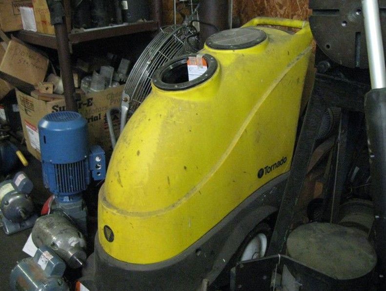 A yellow machine with the word bosch on it