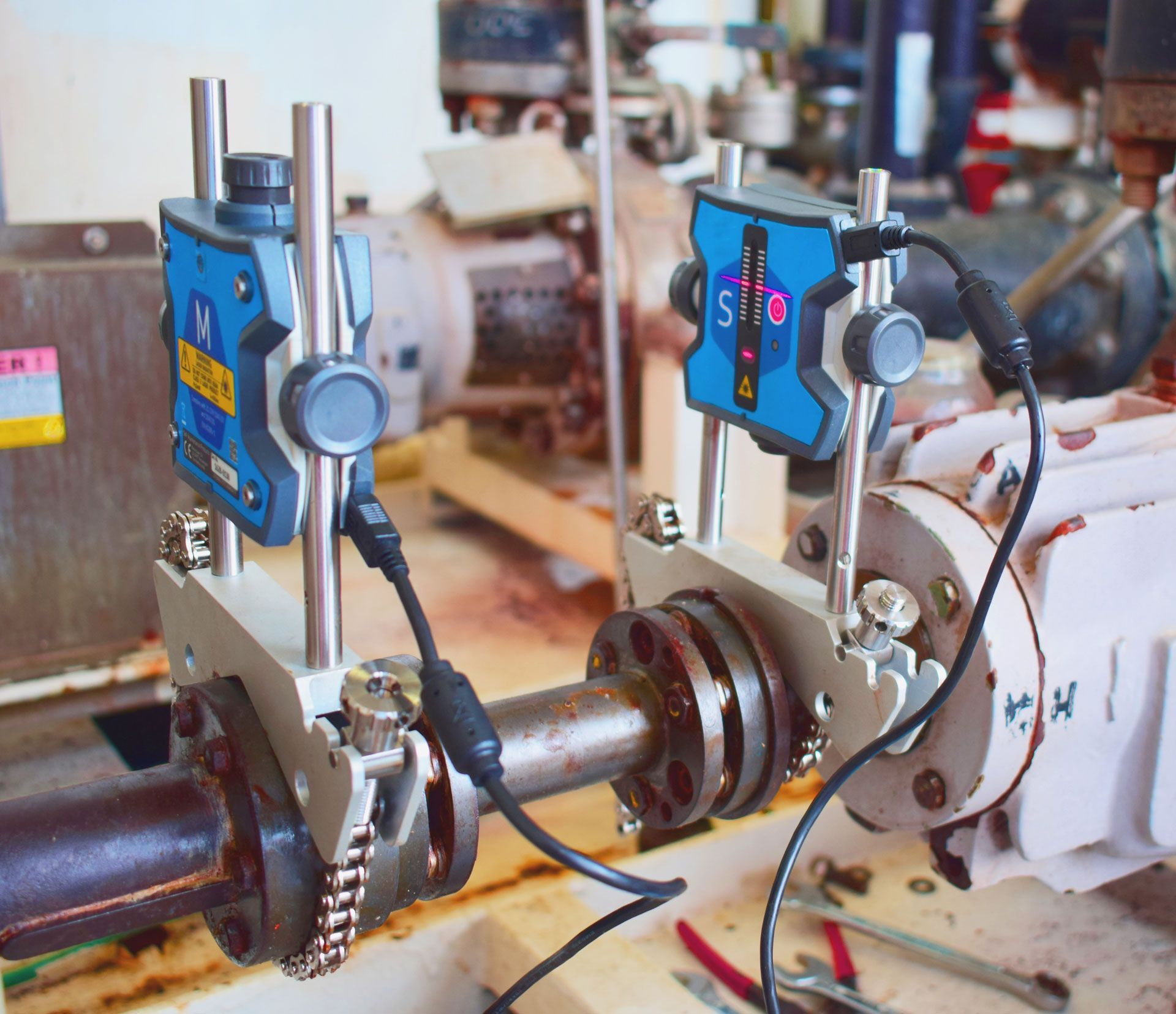 A machine that has the number 5 on it