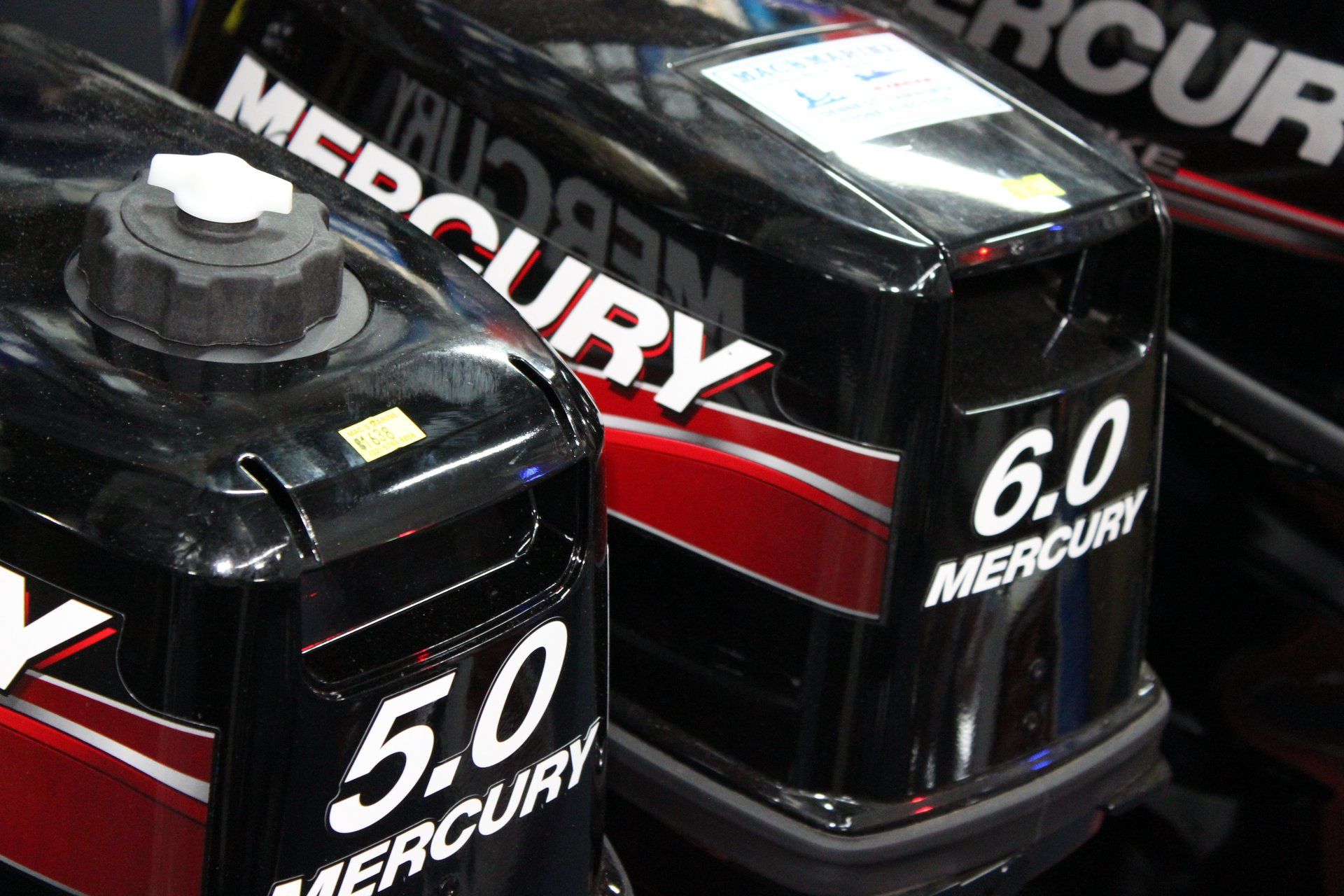 Used secondhand outboard motors