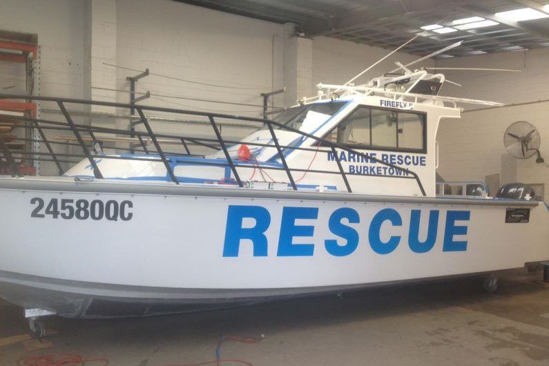 A Boat That Says Rescue on the Side of It — Boyd's Fabrications In Gordonvale, QLD