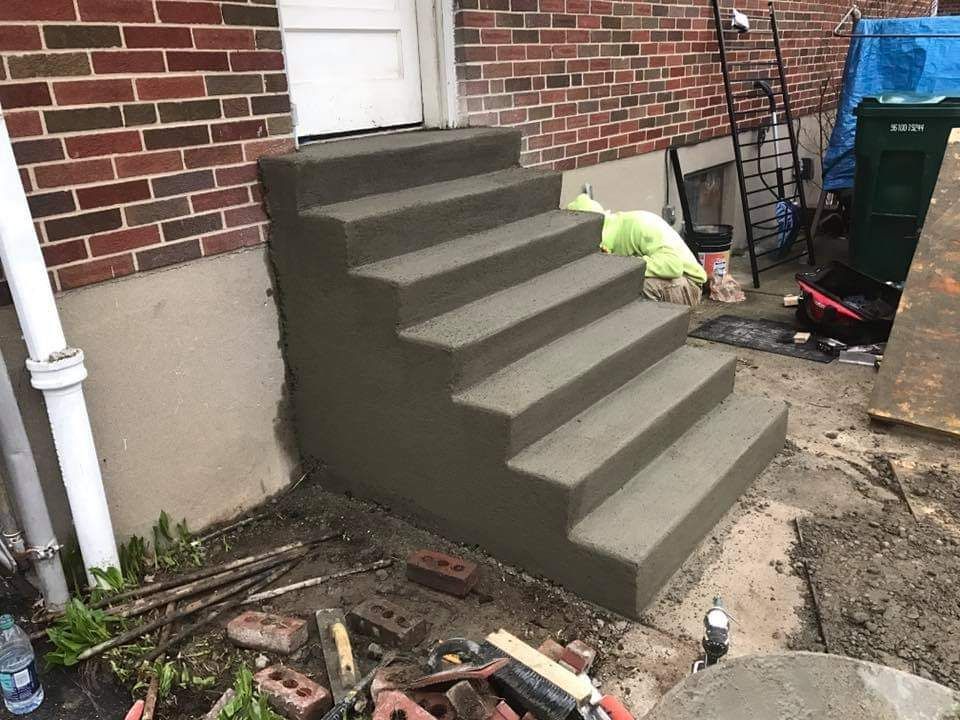 concrete stairs