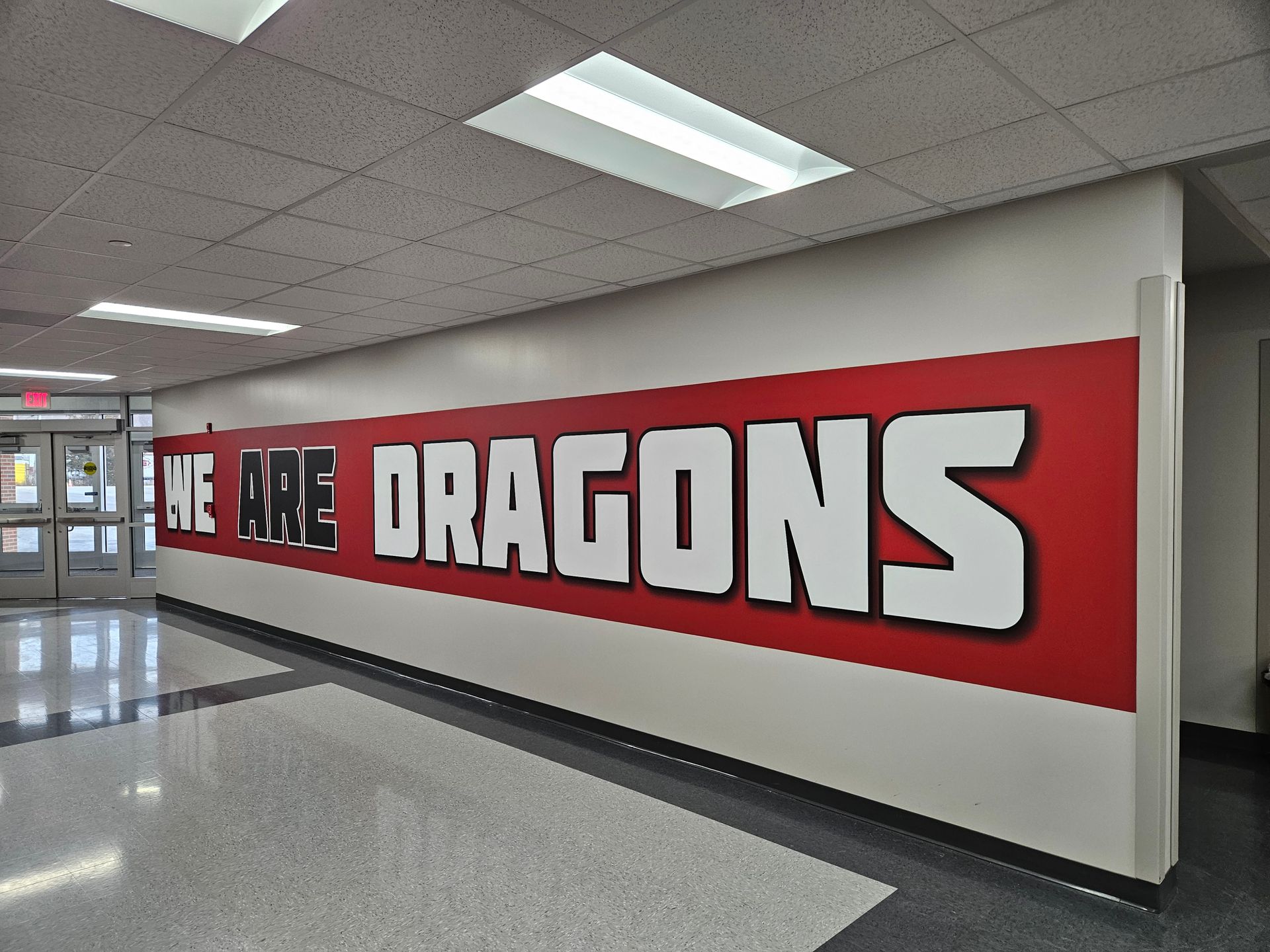 custom wall graphics for schools