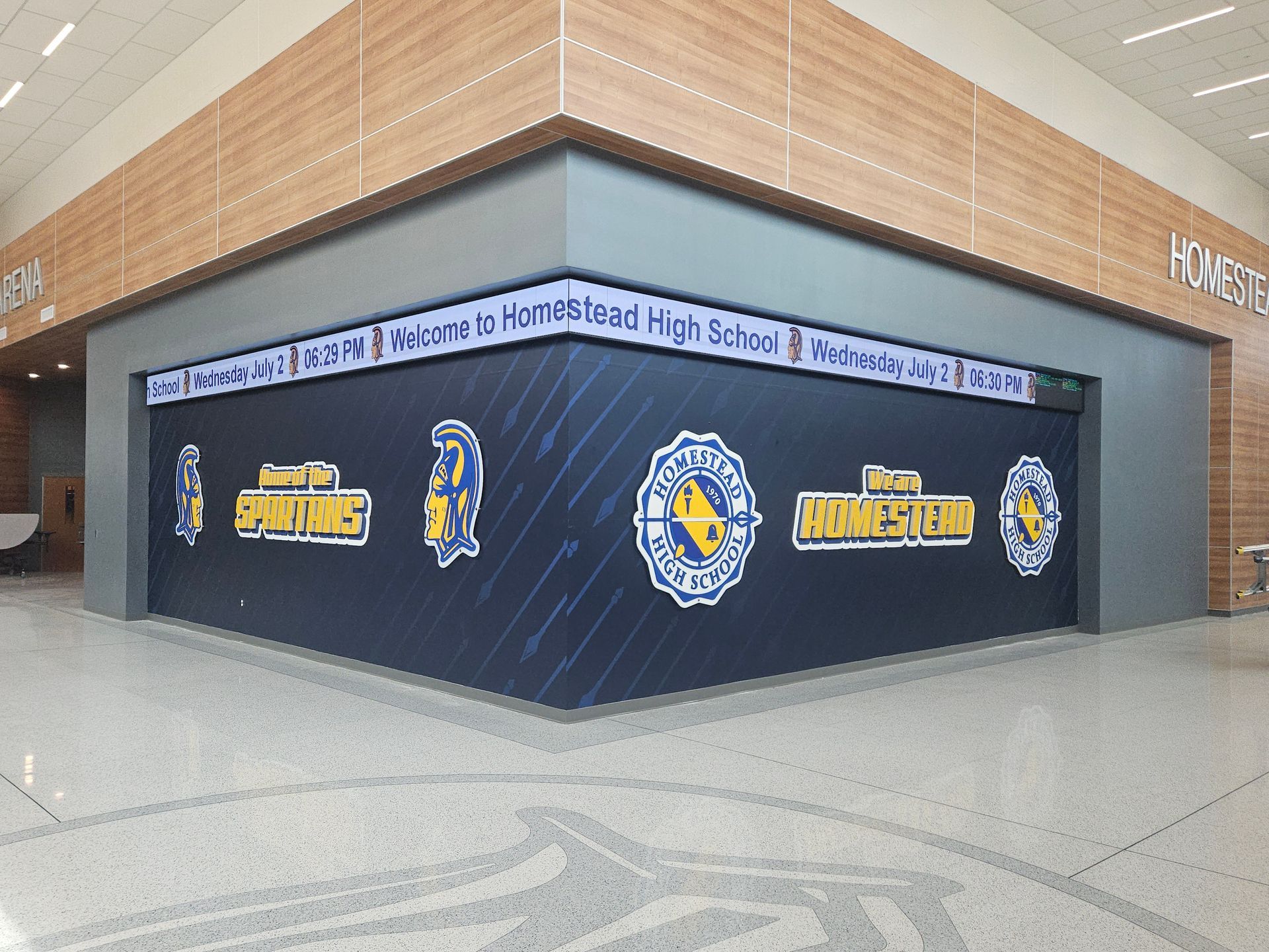 school wall graphics and signs