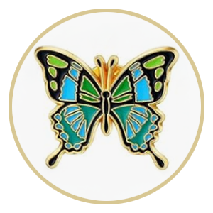 Butterfly Enamel Pin Keepsake