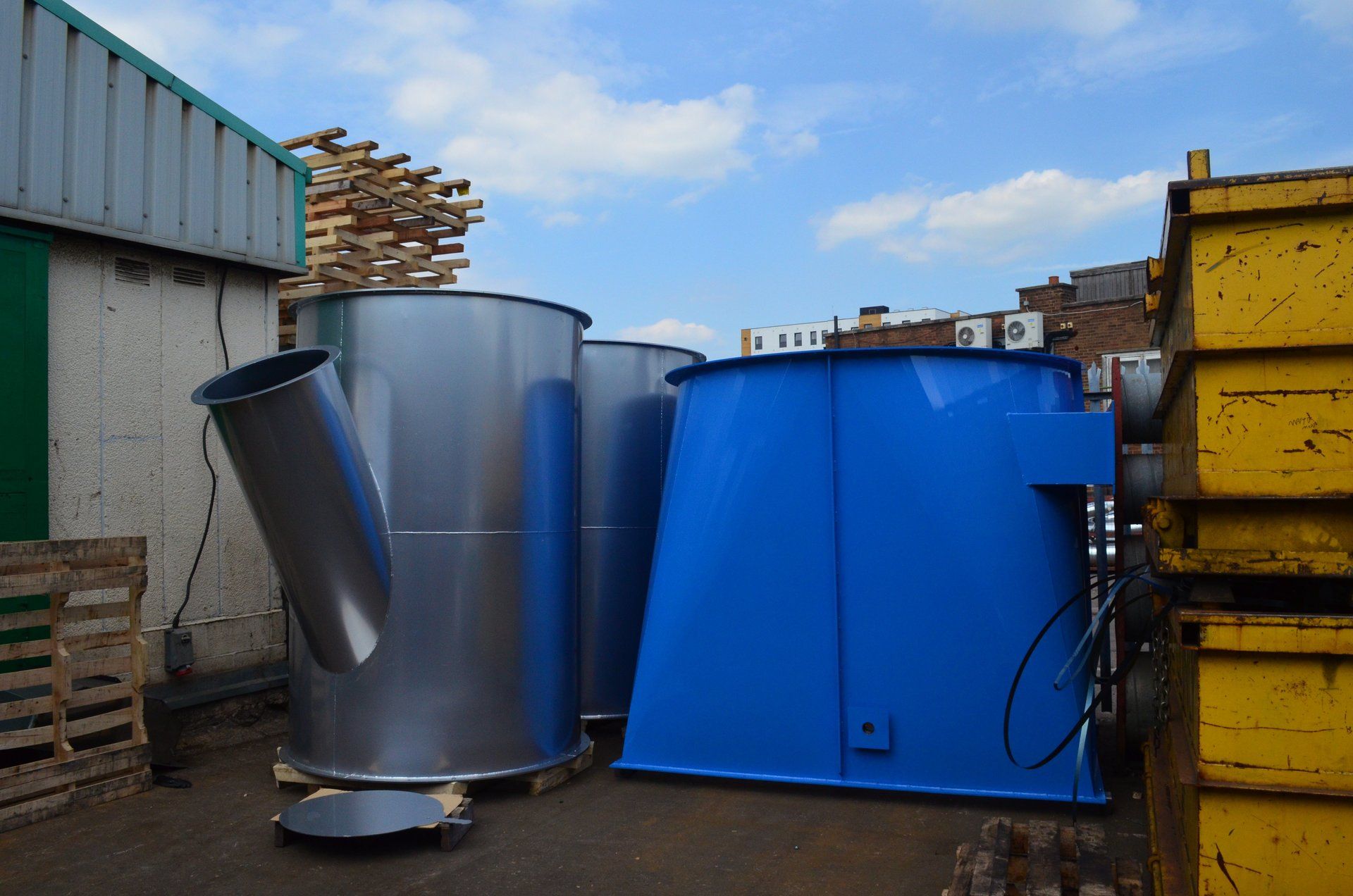 LeicesterBased Steel Fabrications Impact Ducting Sales