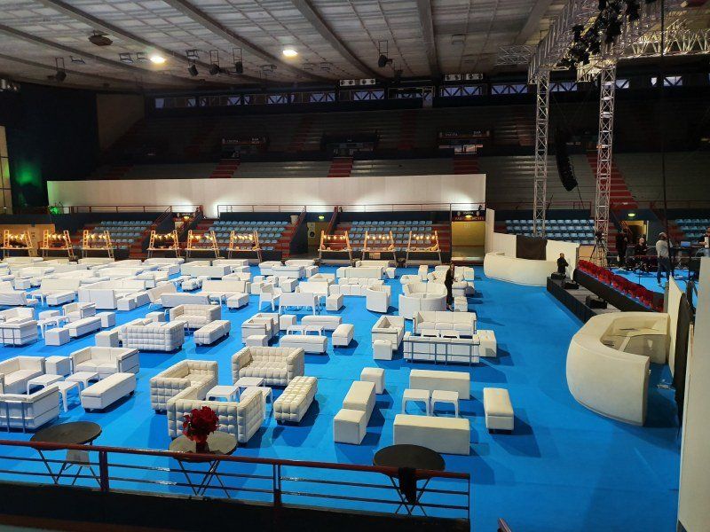 allestimento per evento televisivo