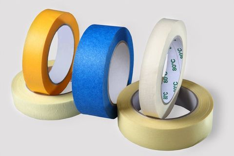 Colourful packaging tapes