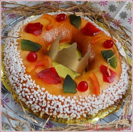 Northern French Brioche des Rois King Cake