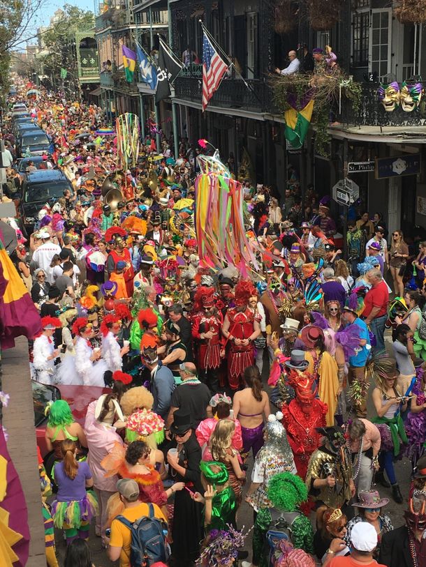Mardi Gras on Royal Street