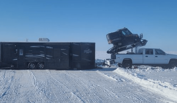 White Truck — Dent, MN — Lakes Area Mobile Marine Repair