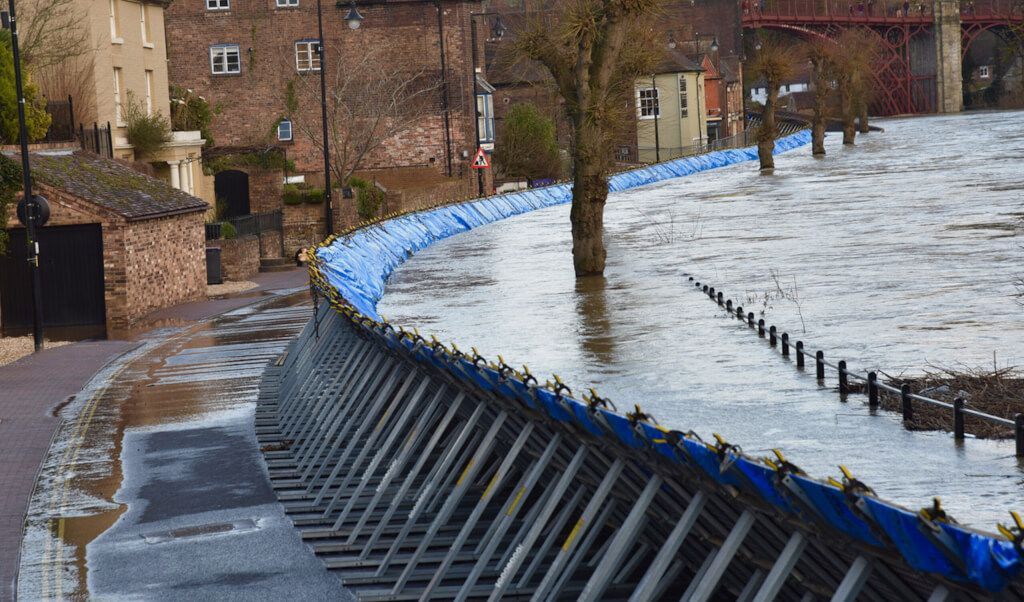 The Geo Design Flood Barriers do not require any fill material and are made from steel and aluminum which ensures a long life span