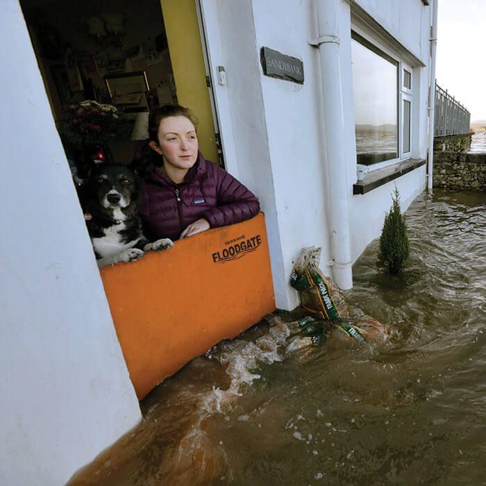 Flood walls for protection
