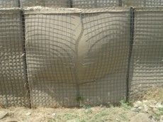 How to repair a hesco barrier before the repair
