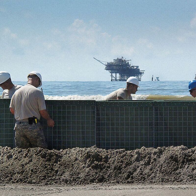 Storm Surge Protection with the HESCO Flood Barrier in Alabama