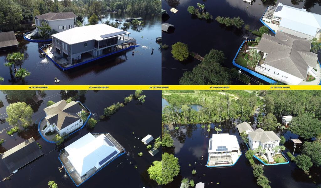 Flood in Residential Area
