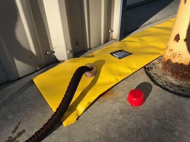 Water Filled Flood Tube is a popular barrier to protect a home from flooding