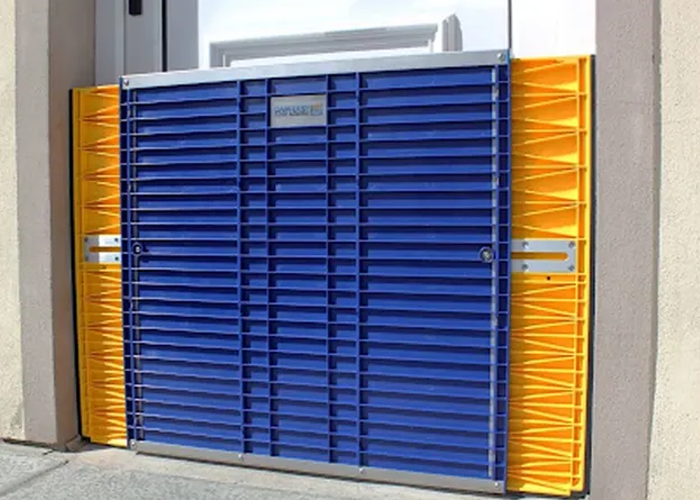 Coastal area flood barriers for homes