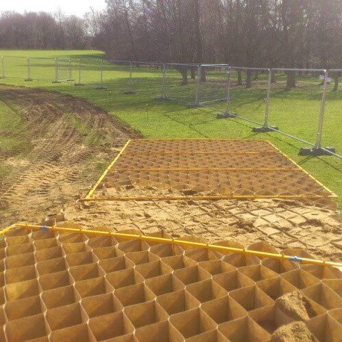 Primary containment and secondary containment berm or bund using Defencell