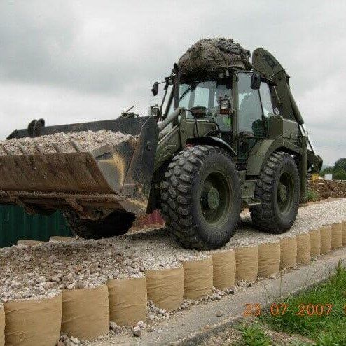 sand barriers for flood