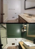 Before and After House Bathroom Remodel - New Albany, IN | Wolfe’s Remodeling LLC