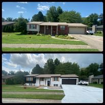 Before and After Garage Flooring Renovation - New Albany, IN | Wolfe’s Remodeling LLC