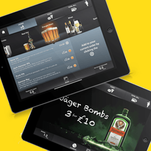 iPad menus for pubs & bars