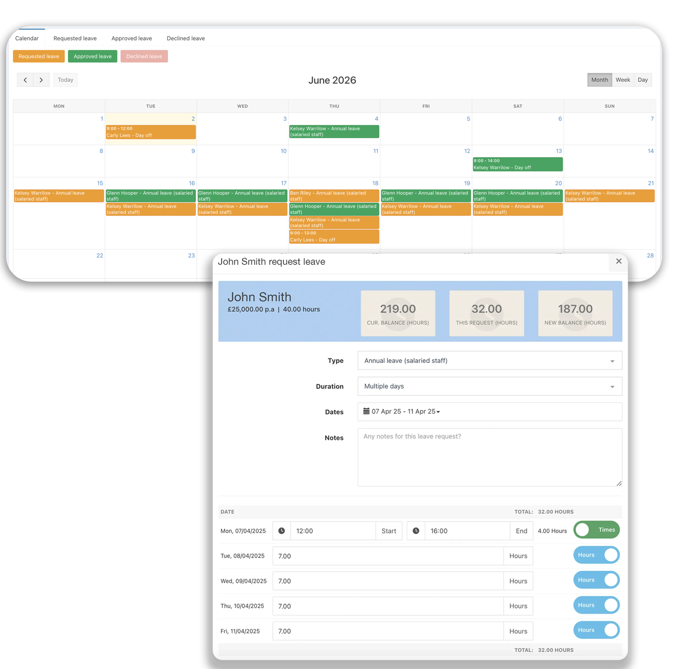 Staff Scheduling Software | Tabology EPOS
