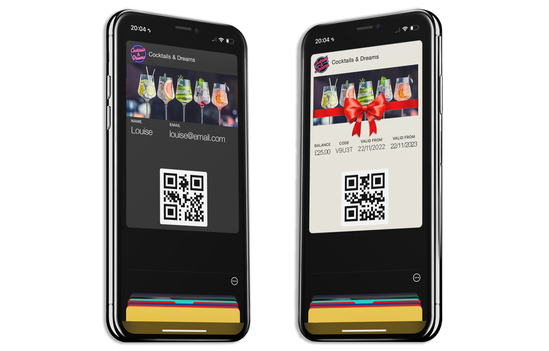 Member pass & gift card in Apple Wallet