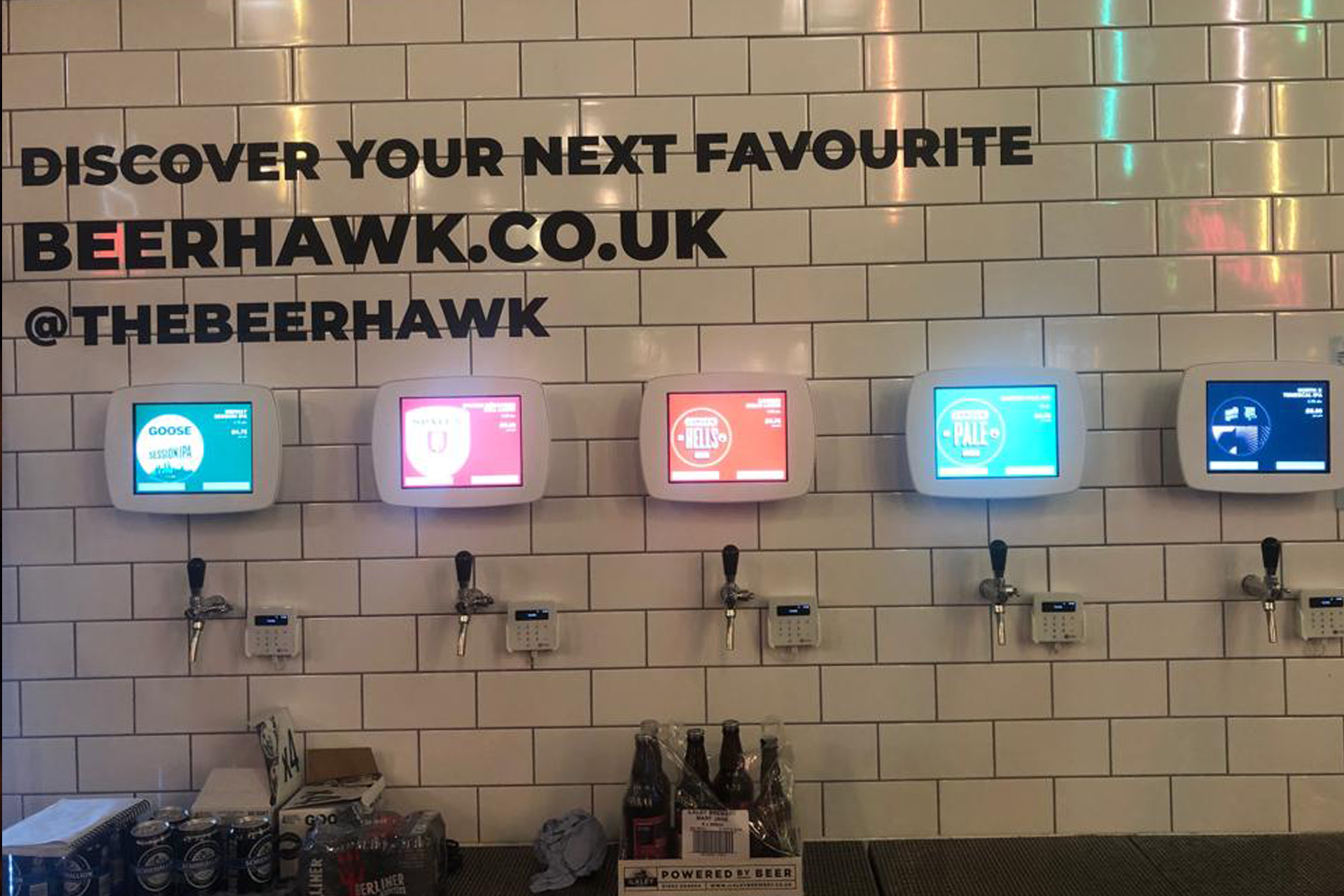Beerhawk self-serve beer wall