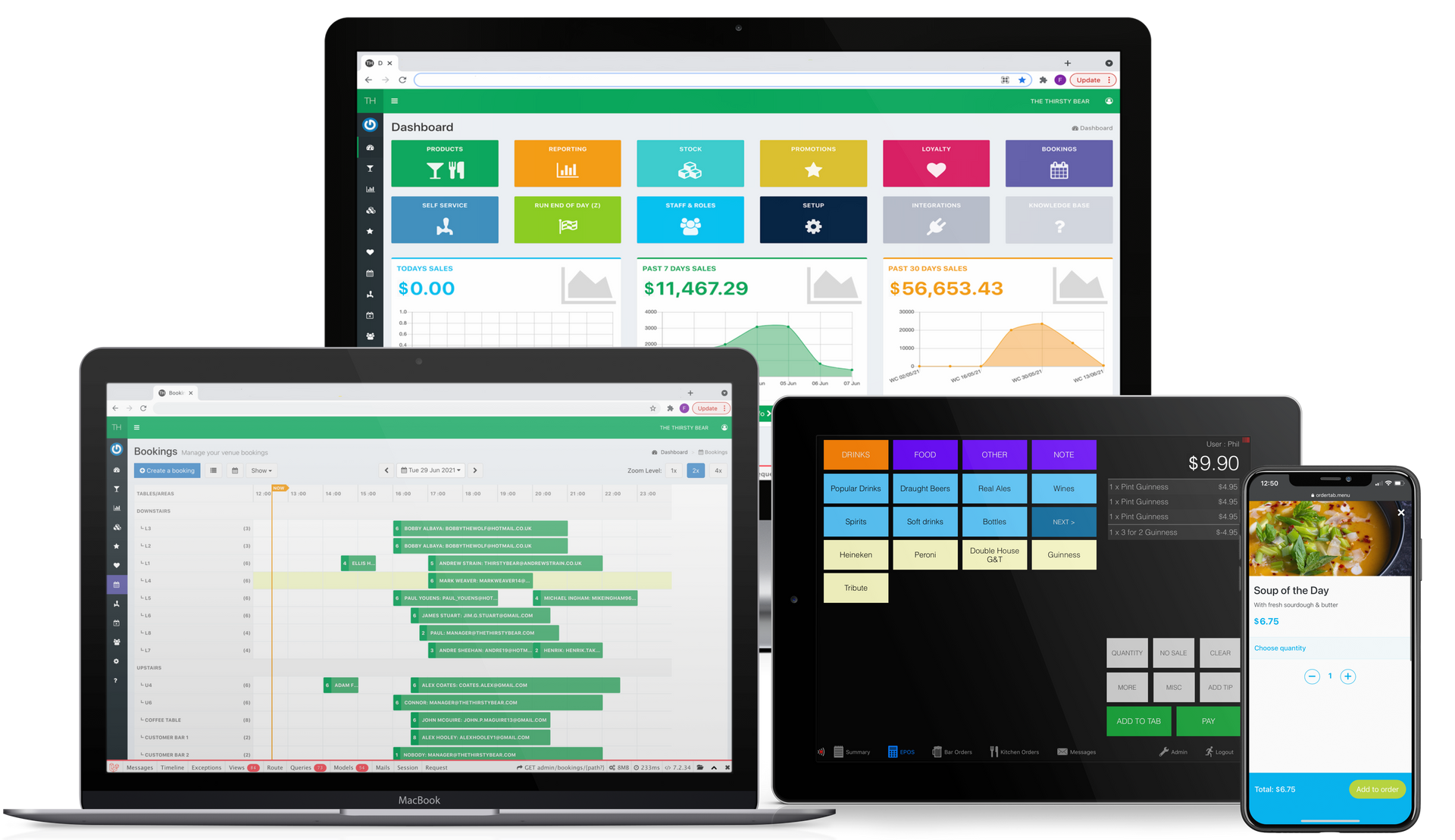 Tabology hospitality management system