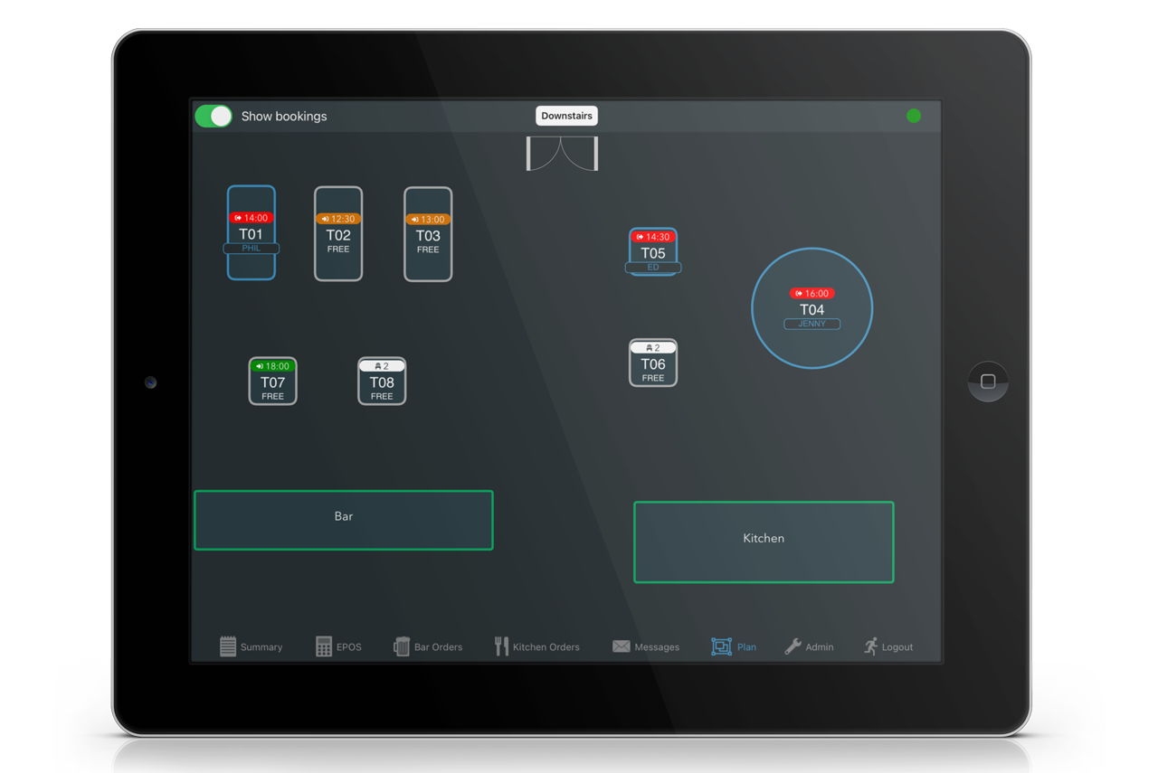 TNS Catering, using Tabology EPOS