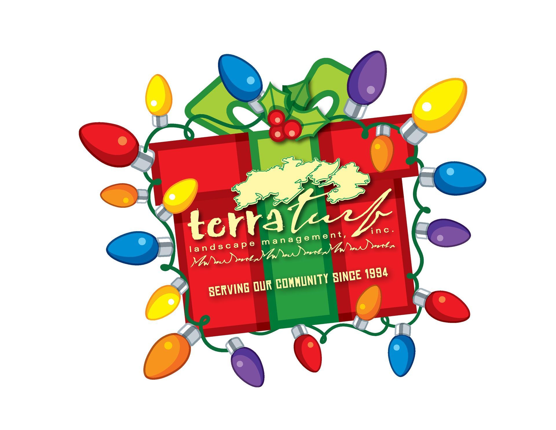 Terra Turf Landscape Christmas Lighting Logo