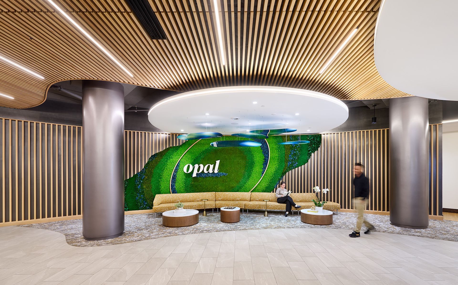 Lounge at Opal Largo Station in Largo, MD.