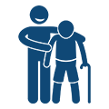 Icona-Assistenza anziani