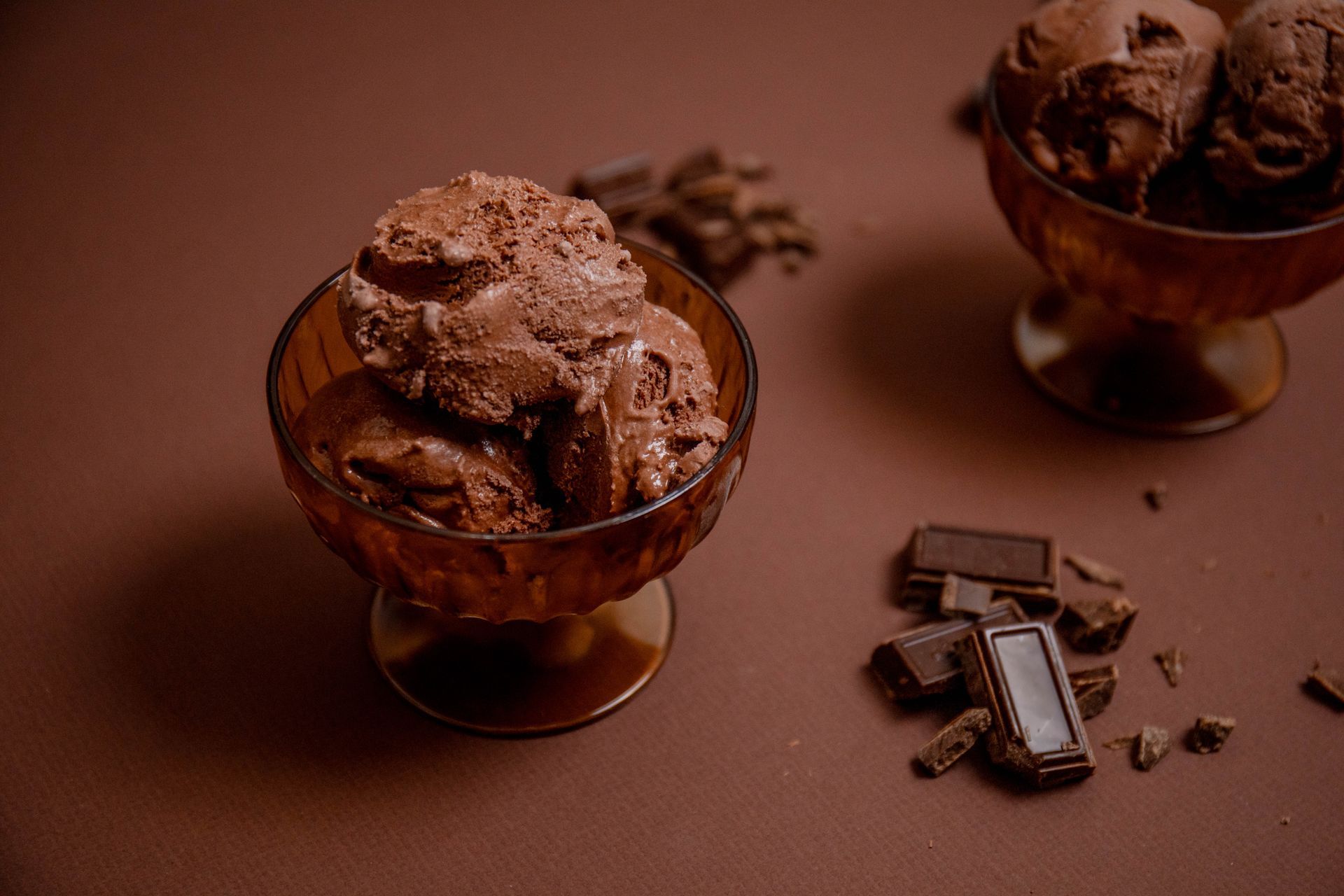 TX Creamery chocolate ice cream