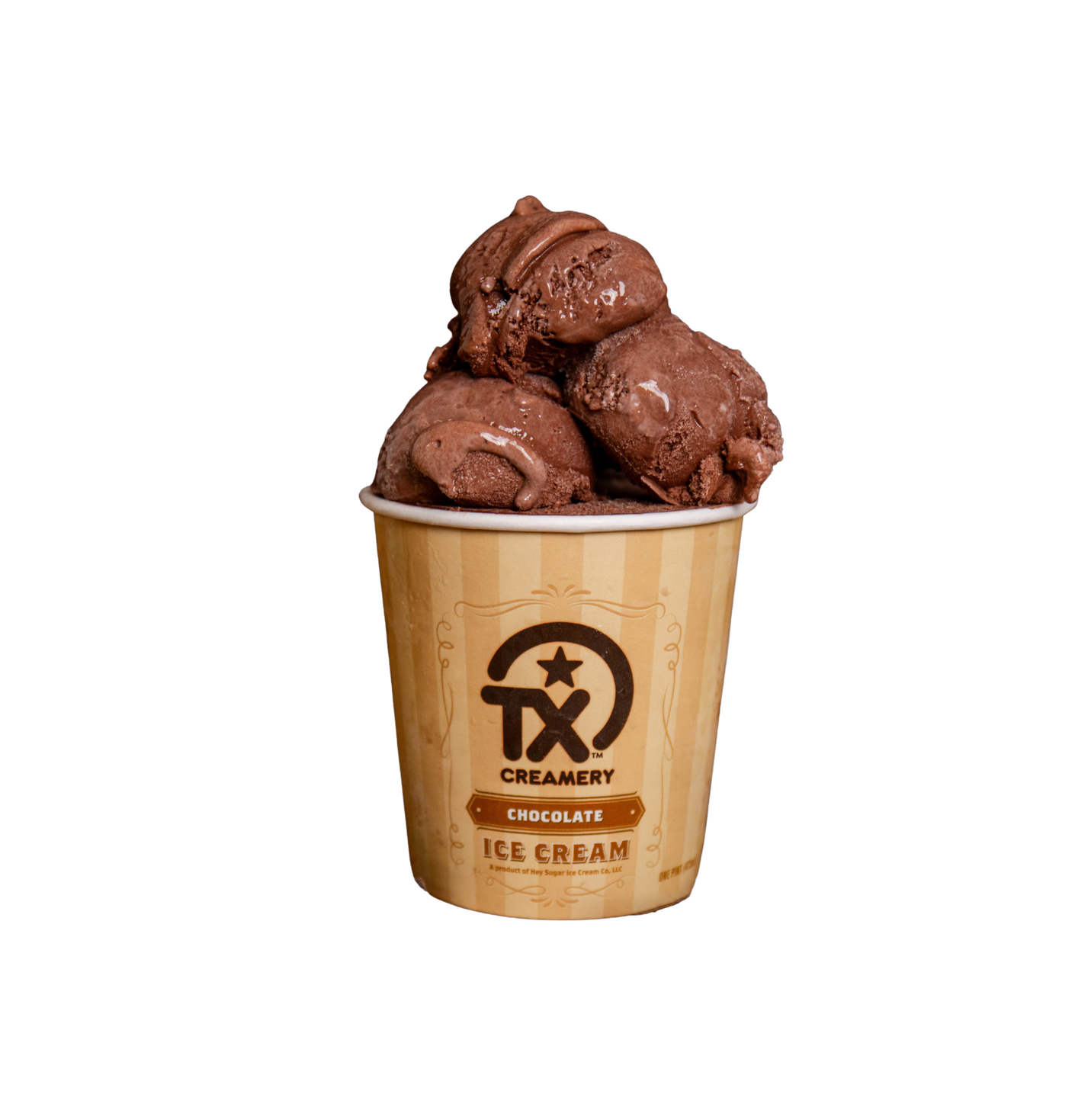 Scoop of TX Creamery Chocolate
