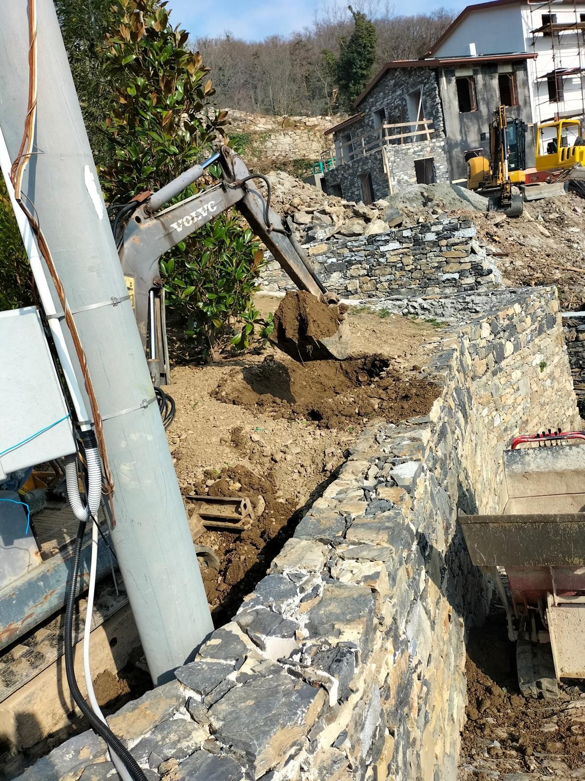 costruzione muri in pietra