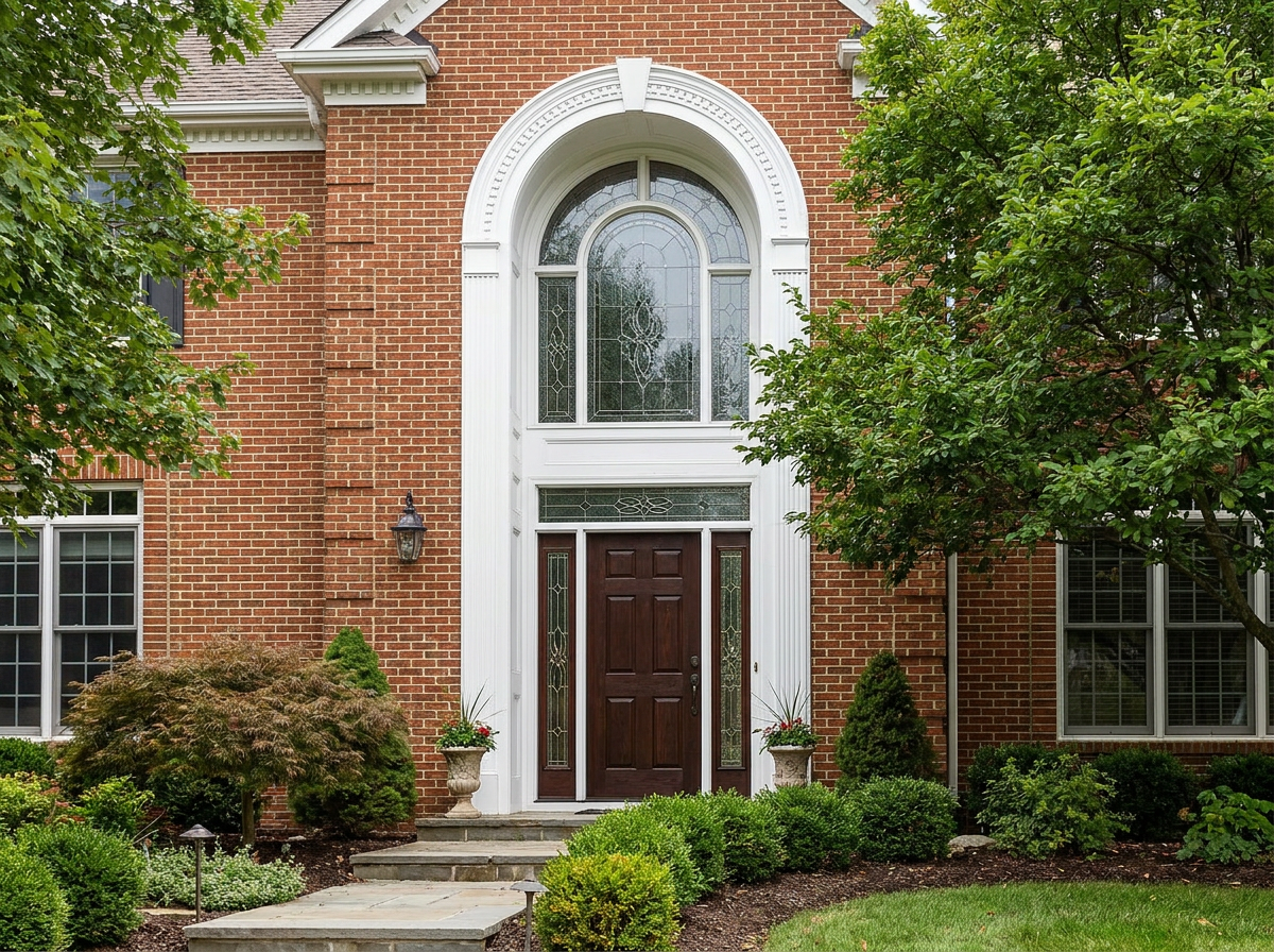 Round-top arched window installation by Perfect Pitch Roofing & Exteriors St. Louis MO