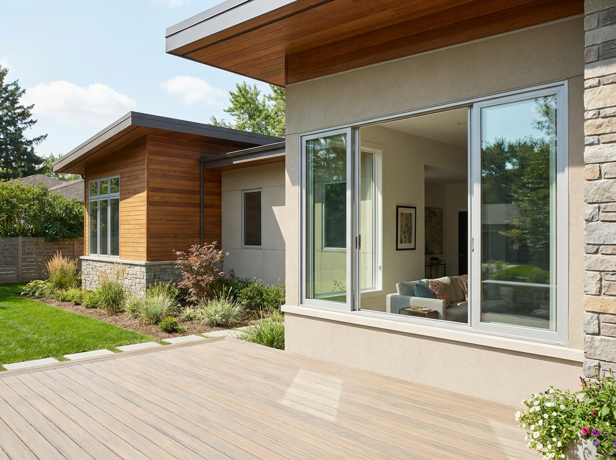 Slider window installation by Perfect Pitch Roofing & Exteriors serving St. Louis County, MO