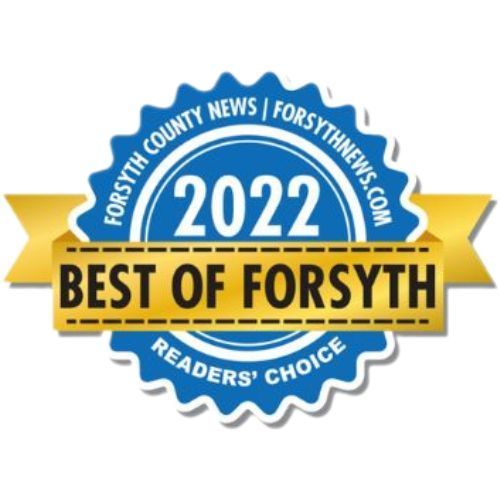 A forsyth county news logo for the year 2022