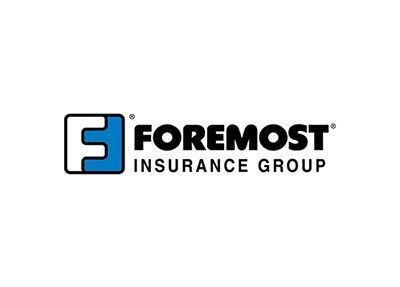 Logo for Foremost Insurance Group: Blue and white 