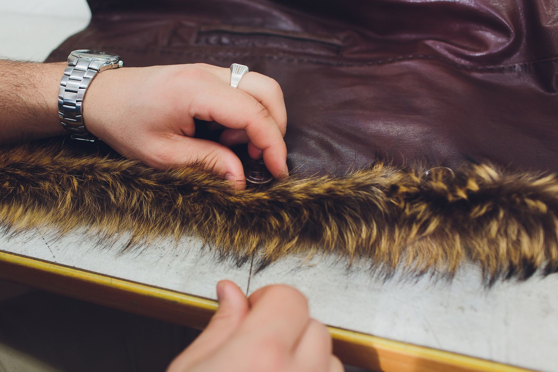 Repairing Fur Coat at Atelier — Atlanta, GA — Atlanta Furs