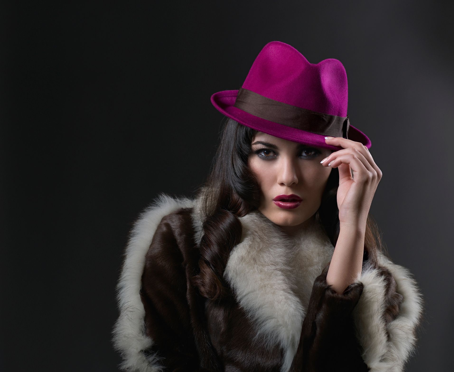 Woman Wearing Hat and Fur Coat — Atlanta, GA — Atlanta Furs